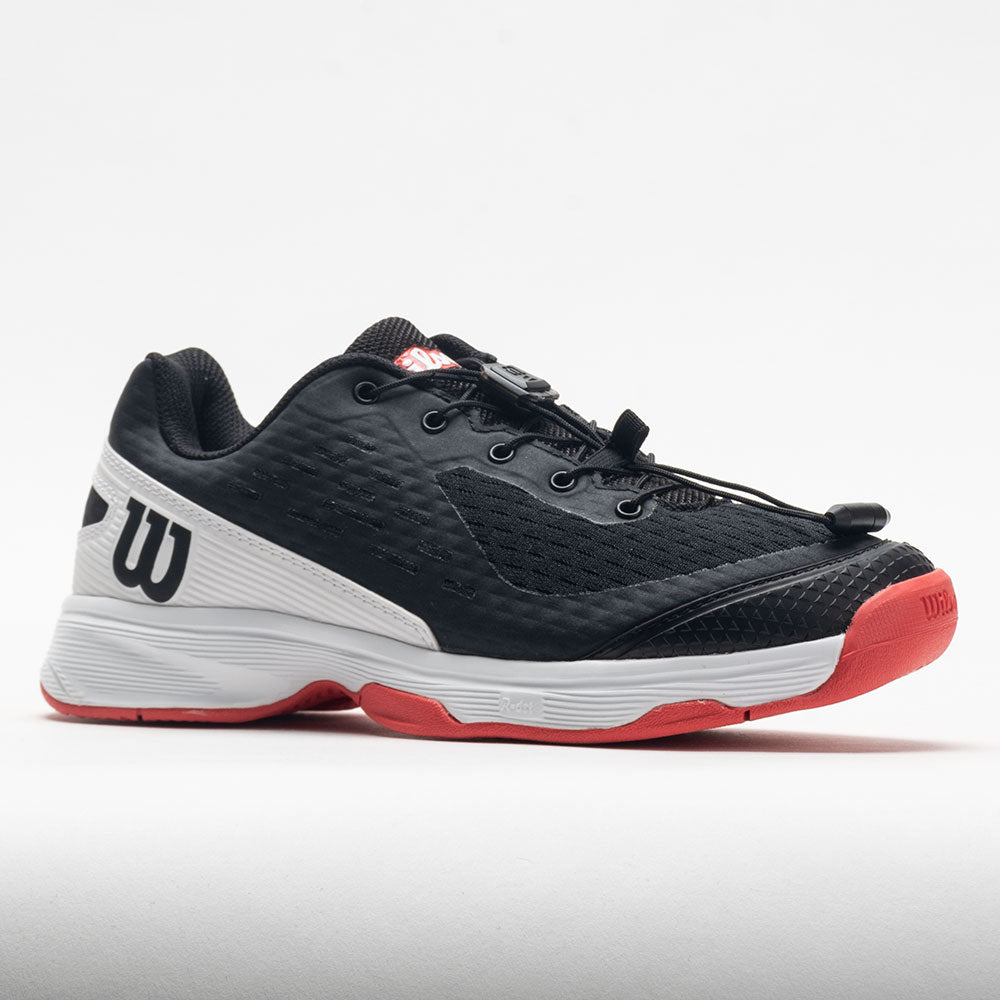 Wilson Rush Pro 4.0 Junior  Quick Lace Black/White/Poppy Red